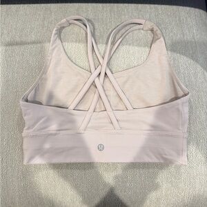lululemon athletica Women's Light Pink Energy Sports Bra